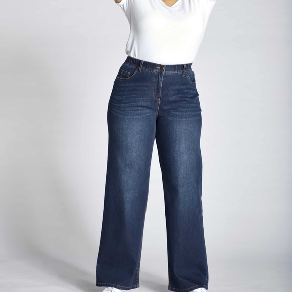 size 16 wide leg jeans